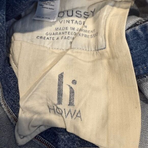 Moussy Vintage Andalucia Skirt Button Fly Mini Exposed Darker Layer Size 32 - Picture 9 of 14